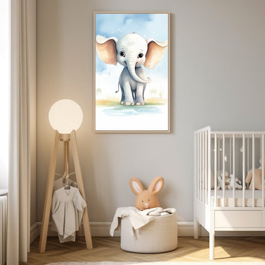 Elephant Nursery Painting